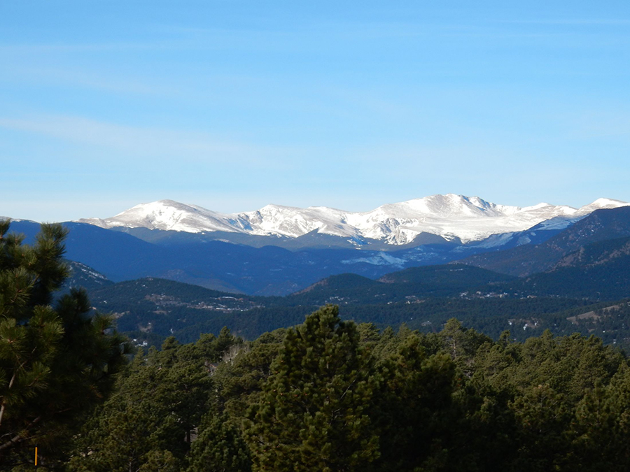 Overlooking the Rockies from the Genesee Water & Sanitation District